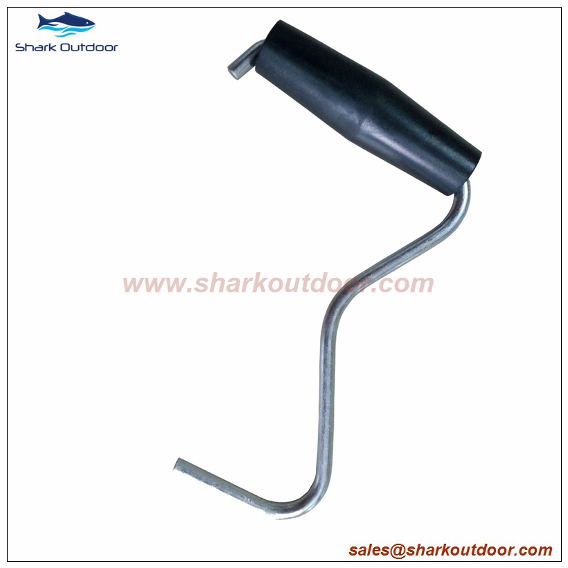 Steel tent peg puller tent stake extractor 