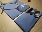 Colorful Home Dinner Napkins Large Size Disposable Baby Blue