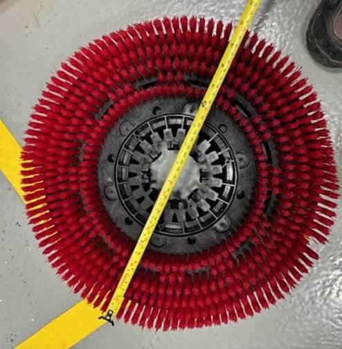 Tenant T300e T500e Industrial Floor Cleaning Brush 12 Inch to 21inch Workshop