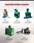 40.7kW Power Single Phase Copper Cable Granulator for Home Wire Recycling