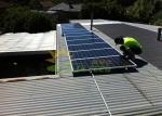 OEM Flat Tile Roof Solar Racking Stainless Anodized 12um