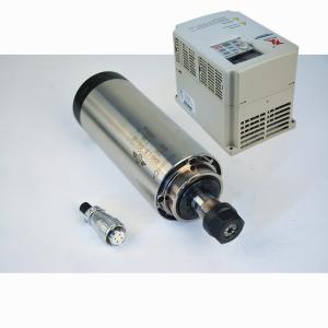 Quality CNC Air Cooling Spindle Motor Kit ER20 4Bearings FL Inverter For Wood Engraving wholesale