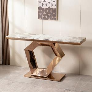 Quality Modern Marble Top Entrance Console Table Length 1.2m/1.5m wholesale