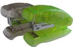 Transparent Color Plastic With Metal Material Mini Stapler For 24/6 26/6 Staples