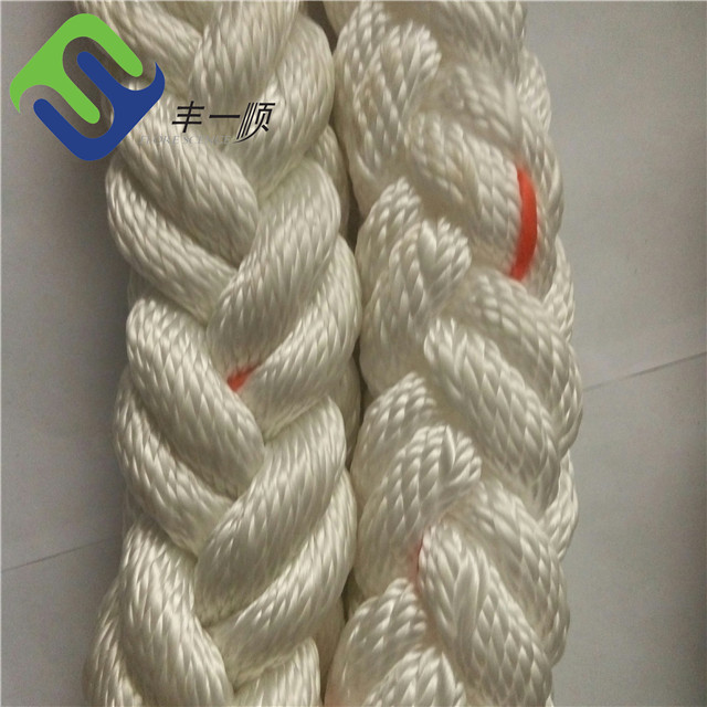 8 Strand Braided Polyester Mooring Rope Ship Hawser Polyester Rope