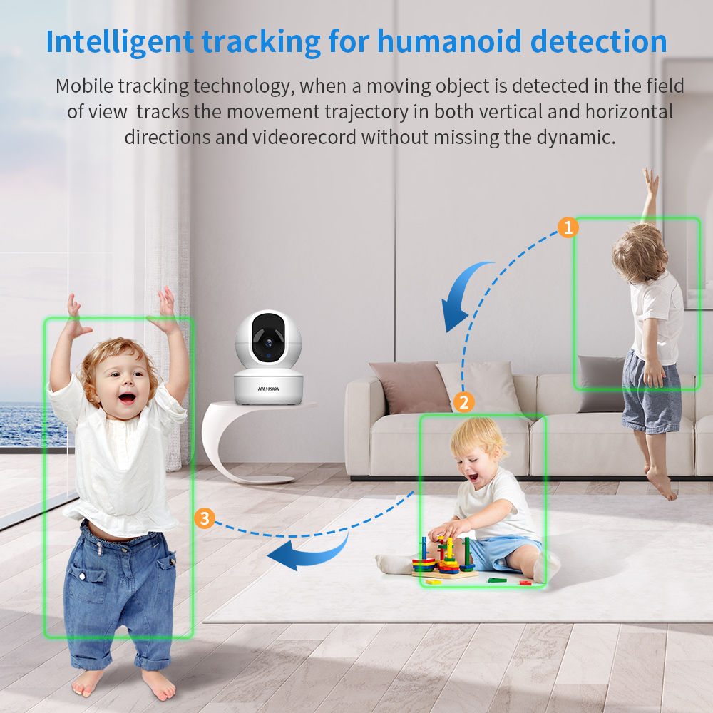 Convenient WiFi Infrared Smart Camera with Double Digital Zoom and Information Push