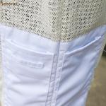 Round Veil Ventilated Beekeeping Outfits Jacket Bee Keeper Cotton Suit