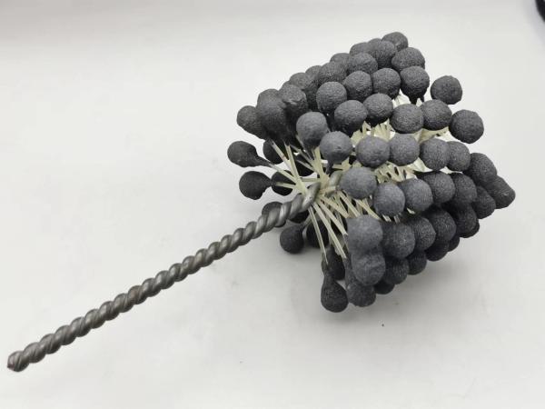 100*80*200mm Cylinder Ball Flexible Honing Brush For Bores Cleaning And