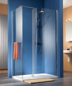 Quality Safety Frameless Shower Door Glass Heat Soaked BS6206 Standards wholesale