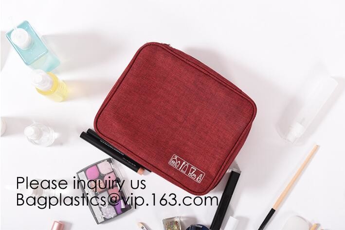 Cosmetic Pouch Handbag Toiletry Bag Barrel Shaped Travel Cosmetic Bag Round Drawstring Makeup Organizer Storage Bag