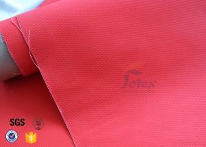 Quality 0.45mm Red Acrylic Coated Fiberglass Fire Blanket For Industrial Fire Blanket wholesale