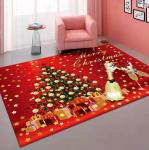Cartoon Merry Christmas Patterns Living Room Floor Carpets