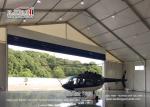 High Reinforce Aluminum Military Aircraft Hangar Tent Width 20m Fire Protection