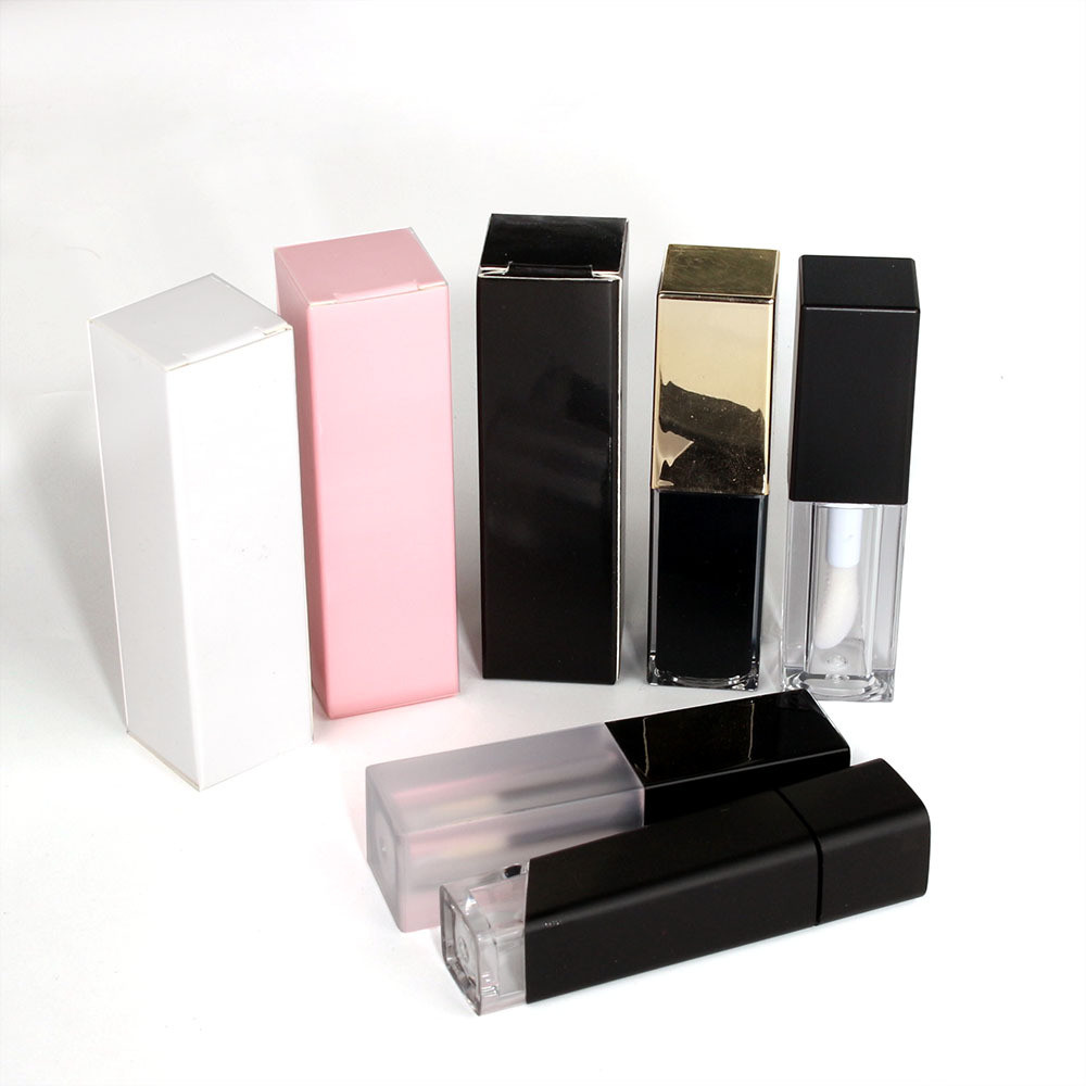 Lipstick lip gloss tube packaging paper box cosmetic packaging white empty box 25X87mm