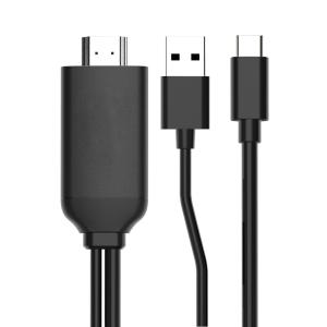 Quality PVC Jacket USB Type C Adapters 2m MHL Cable Phone To HDMI TV Projector Monitor 4K HDTV Converter wholesale