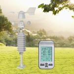 Digital Wireless Weather Station For Home Temperature Humidity Wind Speed And