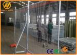Hot Dipped Galvanized Powder Coated Road Safety Fence , Temporary Barrier Fence