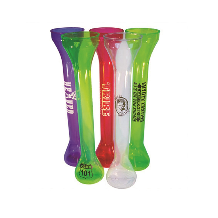 Food Grade Alien Yard Cups Shatterproof Plastic Yard Glass Dishwasher Safe