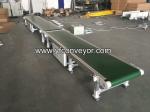 Motorized Movable PVC Aluminum Frame Belt Conveyor