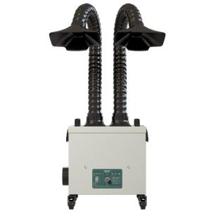 Quality Portable 400*300*360mm Vacuum Fume Extractor Double Suction Arm wholesale