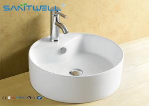 Quality Basin Above Counter Mounting Ceramic Vanity Hand Wash Basin 410*410*145mm wholesale