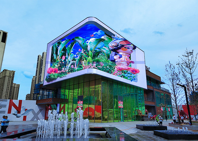 IP67 Ph10 Naked Eye 3D LED Display SMD2121 CE/RoHs/ETL Certification 3