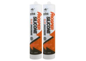Quality Odourless Antifungal Silicone Sealant , Construction Facades Flexible Silicone Caulk wholesale