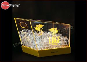 Quality Big PS Bar Clear Led Ice Buckets Silk Print Logo wholesale