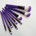 Fashionable Makeup Brush Personalized Dark Wooden Handle Face Eye Makeup Brush