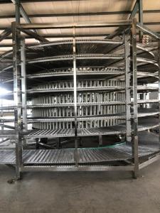 Quality Food Cooler Conveyor Spiral Chiller and Freezer Spiral Proofer Tower Sale wholesale