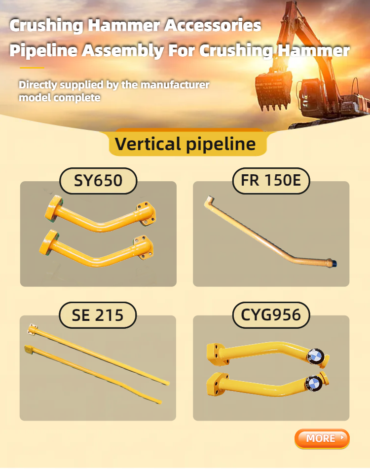 Quick Connect Excavator Arm Iron Pipe Assembly Globe Valve Accessories