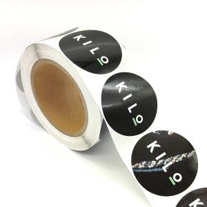 Quality Matte Lamination Glossy Label Paper Vinyl CMYK Removable Adhesive Labels wholesale