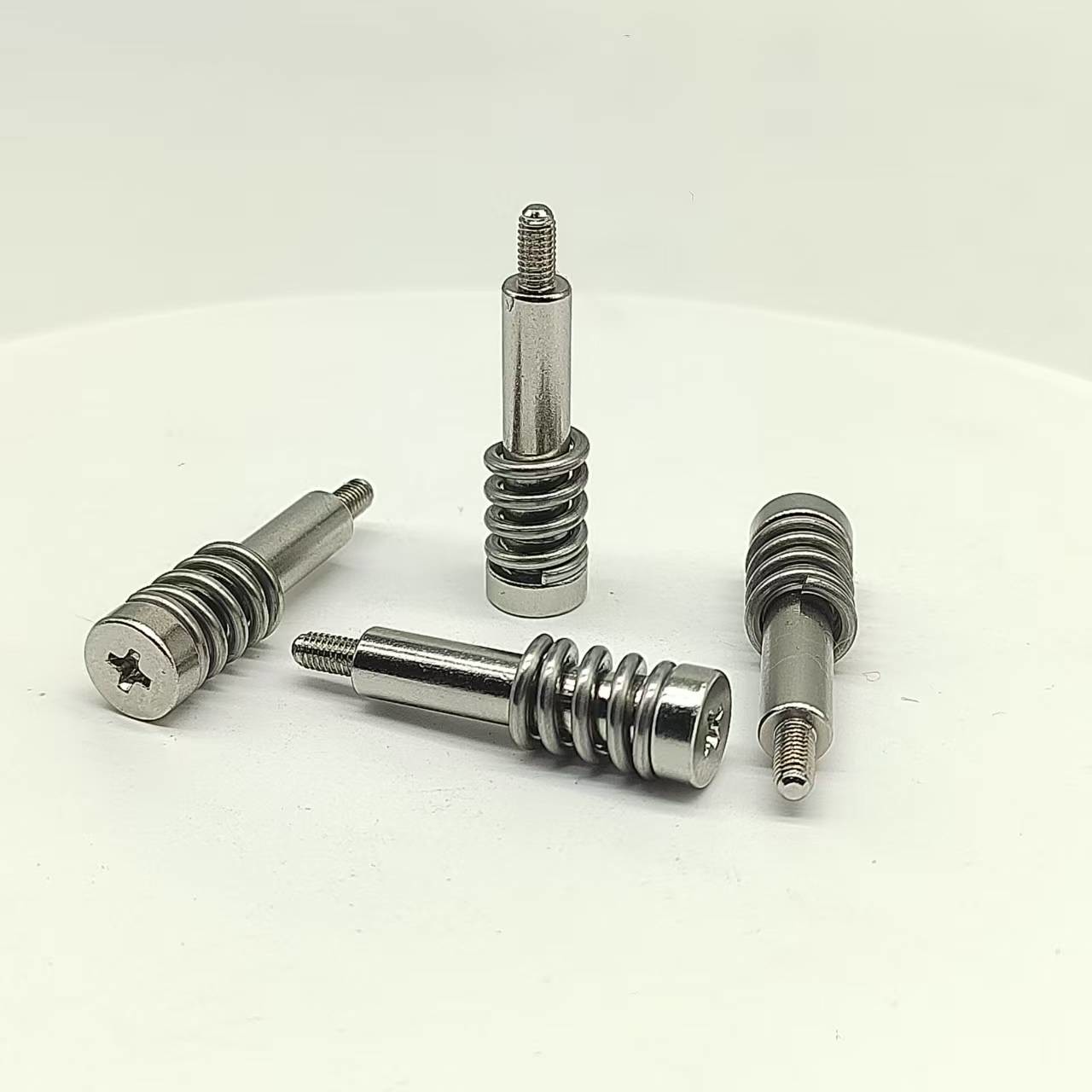 High-Precision Spring Screws For Cooling Systems CPU/Motherboard/Mining Rigs/Automotive 100% QC Tested Custom Sizes (M2-M12) Stainless Steel 304/316 &