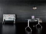 Meeting Hall Chairs Armless Conference Room Chairs Powder Coating Steel