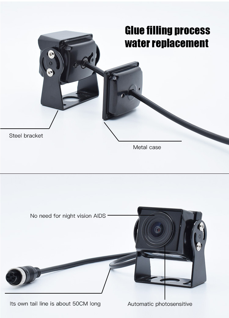 ODM Sony IMX225 Digital Wireless Side View Camera System 10in 4 Splits Screen