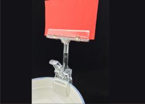 Quality POP Clear Plastic Price Tag Holder Clip ABS Custmized Color for Goods Exhibitions wholesale