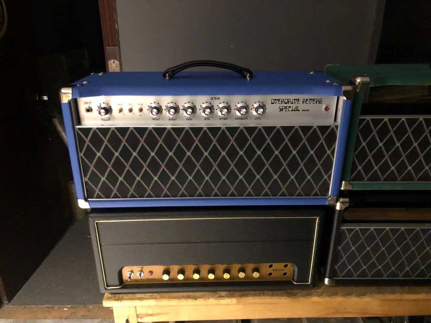 Custom Grand Tube Amplifier Head Overdrive Special Reverb 60W 2*6L6 5*12ax7 1*12at7 Tubes