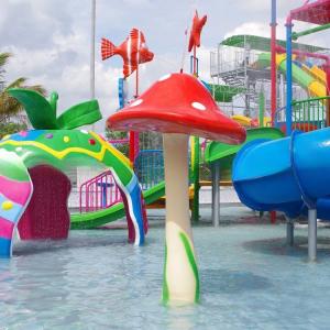 Quality Fiberglass Material Water Park Splash Pad Small Toys Equipment wholesale