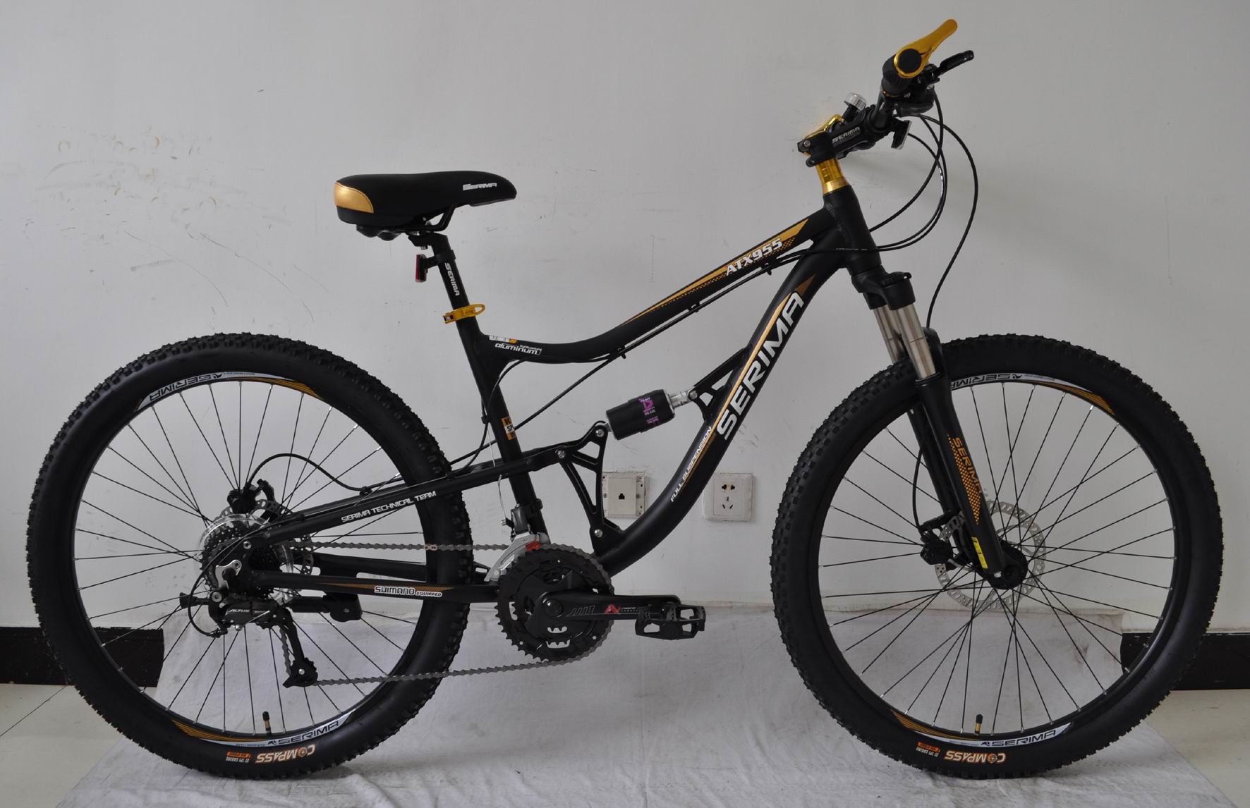 Made in China wholesale 26 inch steel 18/21 speed dual suspension mountain bike MTB bicycle/bicicle