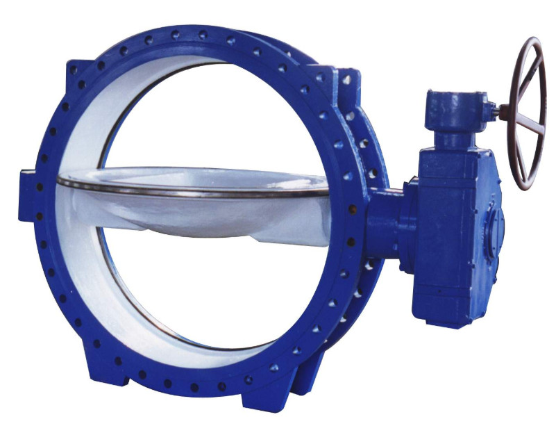 AWWA Ductile Iron Flanged Butt Weld Butterfly Valve DN2800 PN10