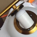Morden Loft Glass Modern Pendant Light / Living Room Lamp No Mercury