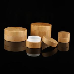 Quality Silkscreen 30g Plastic Covering Wooden Cosmetic Containers wholesale