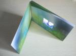 Advertising invitation paper video crafts 2.4inch video greeting brochure cards