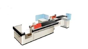 Quality Electric Retail Store Conveyor Belt Checkout Counter Cash Register 110V / 220V wholesale