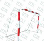 2 X 3m Movable Soccer Goals Steel Backyard Training Equipment