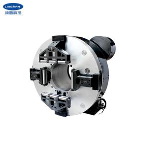 Quality Single Bearing Full Stroke Pneumatic Rotary Chuck For Laser Pipe Cutting wholesale