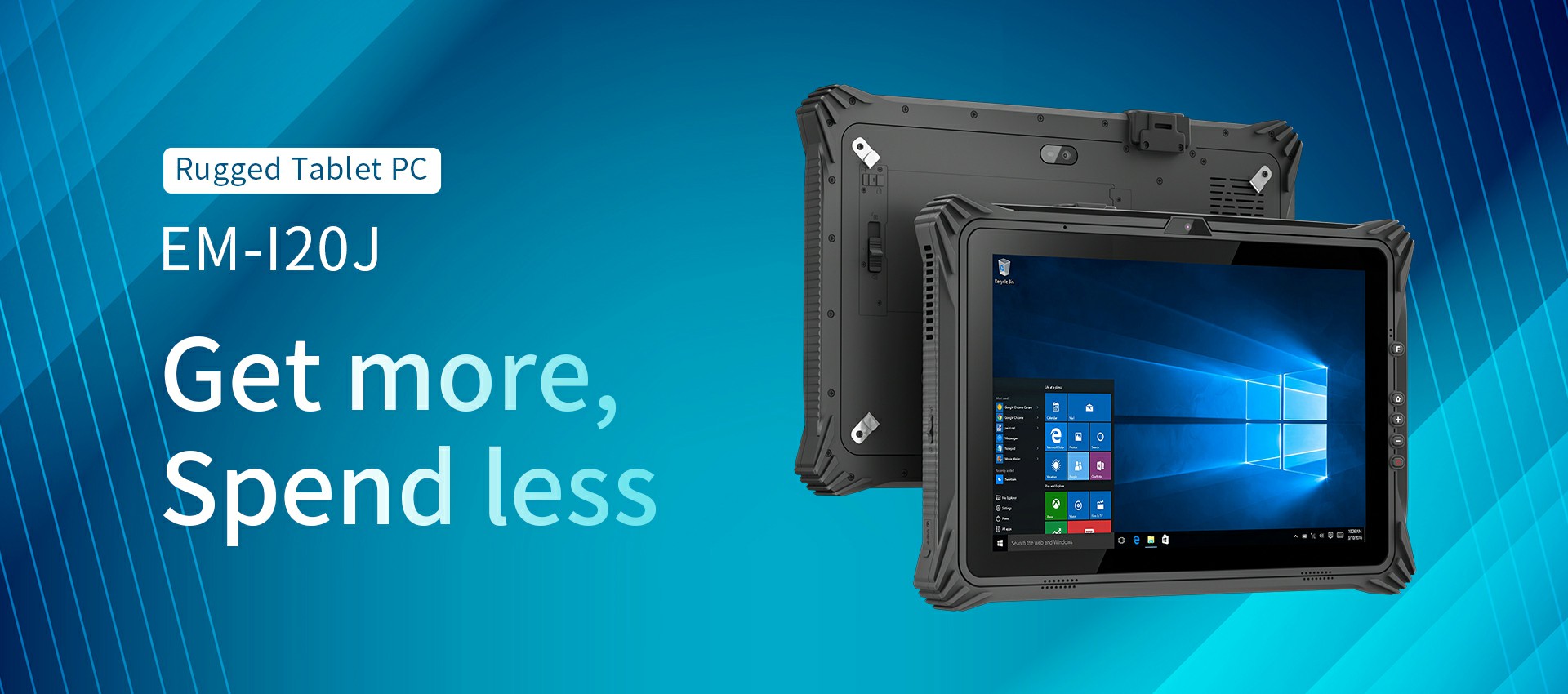 ODM/OEM EM-I20J Industrial 12 Inch Rugged PC With Touch Screen And 5G/4G Connectivity