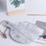 Round Oem Marble Stone Chopping Board For Kitchen