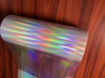 Multiple Extrusion Transparent Rainbow Film , Clear Holographic Film Roll