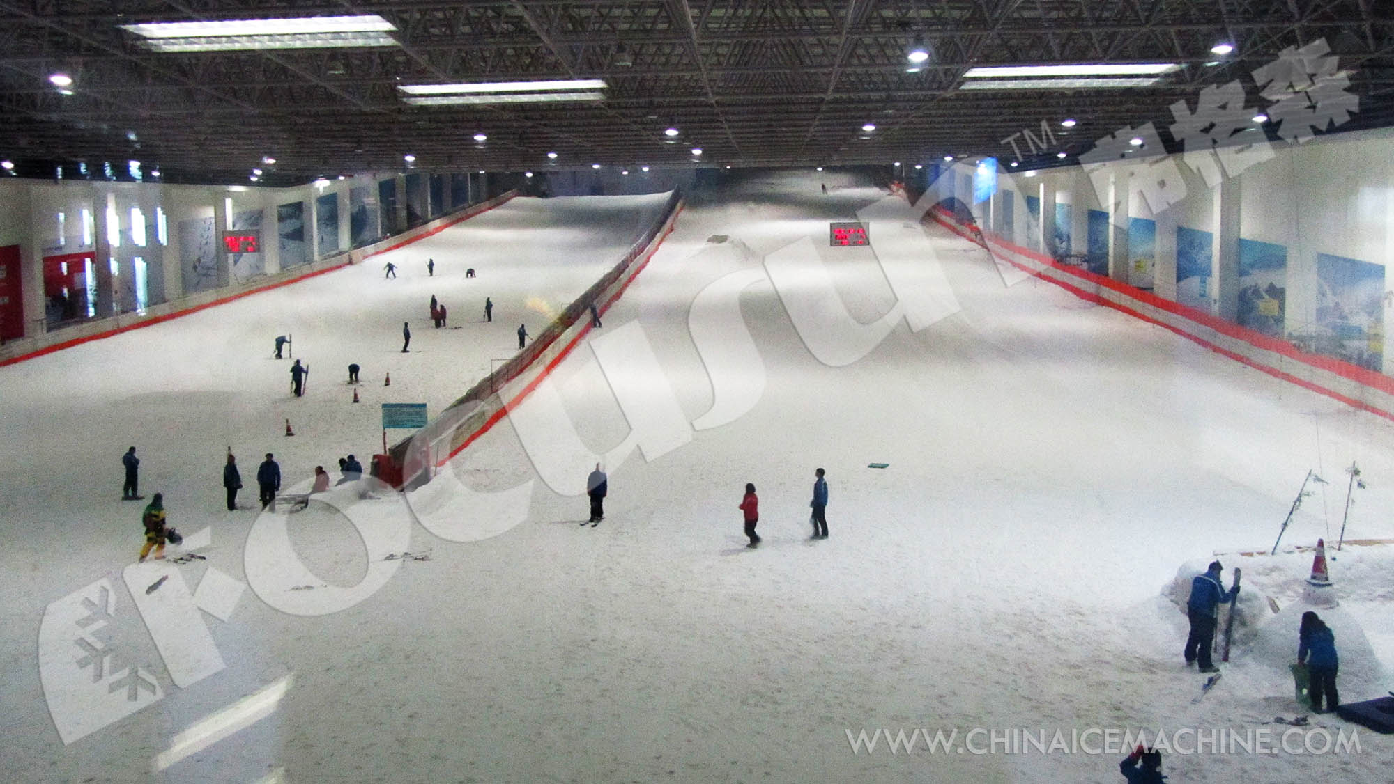 Focusun High Capacity Skiing Snow Making System Using R22a Refrigerant and Other Compressor
